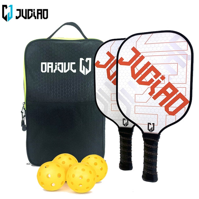 Pickleball Paddles Set Includes 4 Balls